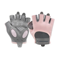 ArrowMax Gym Gloves For Women Fitness Foam Padded Weight Lifting Hand Gym & Fitness Gloves(Pink)
