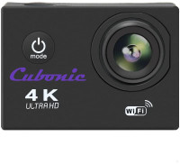 Cubonic 4K HDWaterproof Action Camera- Bright LCD- Perfect for Sports and Adventure! 4k Sports & Action Camera(Black)
