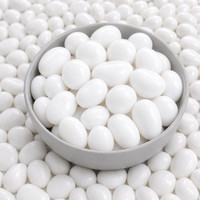 ZUVO 2Kg 30-40mm Polished Asymmetrical Marble Pebbles(White 2 kg)