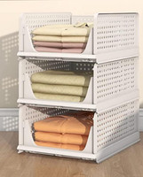EZYHANDS Shelf Organizers(White, Plastic)