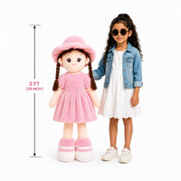 itaCheeHUB 3 Feet red soft doll for Birthday gift valentines gift  - 30 inch(Multicolor)