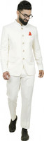 ALJAAMI jodhpuri bandhgala Solid Men Suit