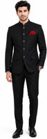 RISANI Jodhpuri Classic Bandhgala Solid Men Suit