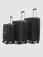 Wildcraft Helios_Trolley : Black : C+M+L Cabin & Check-in Set - 40 Inch