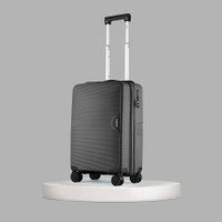 HRX by Hrithik Roshan Parabola (PP) Trolley-Cabin-Haileys Black Cabin Suitcase 8 Wheels - 10 inch