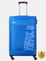 SKYBAGS Rhumba Polyester Softsided 79 cm Large Check-in Trendy Blue Trolley Expandable  Check-in Suitcase 4 Wheels - 31 Inch