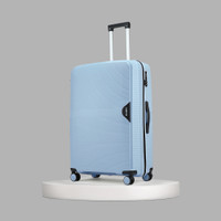 HRX by Hrithik Roshan Parabola (PP) Trolley-Medium-Light Blue Check-in Suitcase 8 Wheels - 11 inch