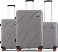 HRX by Hrithik Roshan Madrid 3 (Small 58cm | Medium 66cm | Large 75cm) Cabin & Check-in Set 8 Wheels - 30 inch