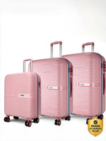 SAFARI ECLIPSE NEO 55/66/75 4W ROSE GOLD Cabin & Check-in Set 8 Wheels - 30 Inches