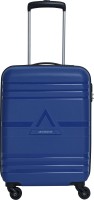 ARISTOCRAT Airstop Cabin Luggage- 53Cm, Blue, Hardcase, 4 Wheels,7 Year Warranty Cabin Suitcase - 21 Inch