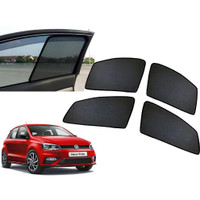 AUTO PEARL Side Window Sun Shade For Volkswagen Polo(Black)