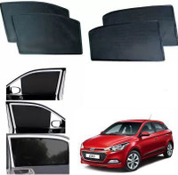 WolkomHome Side Window Sun Shade For Hyundai Elite i20(Black)