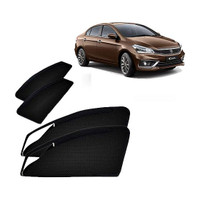 RAKRISH Rear Window, Side Window Sun Shade For Maruti Suzuki Ciaz(Black)