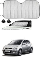 GONAMA Rear Window Sun Shade For Hyundai i20(Silver)