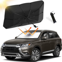 SUICUNE Rear Window, Windshield, Dashboard Sun Shade For Universal For Car Universal For Car(Black)