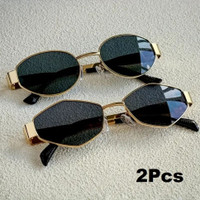 SEAFLY Spectacle  Sunglasses(For Girls, Black, Golden)