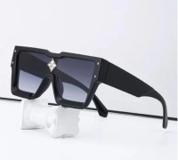 NATURE SHADES Rectangular Sunglasses(For Men & Women, Grey)