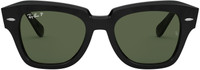Ray-Ban Retro Square Sunglasses(For Men & Women, Green)