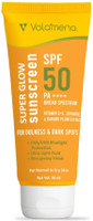 Volamena Sunscreen - SPF 50 PA++++ Super Glow With VItamin C For Bright & Glowing Skin No White Cast(50 ml)