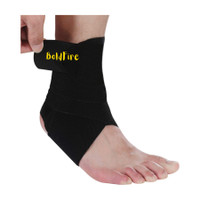 BoldFire Adustable Compression Foot Pain Relief (1Pcs) Ankle Support(Black)