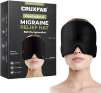 CRUXFAB migraine cap_01 Head Support(Black)