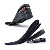 Keilex Height Increase Insole 3-Layer Air Cushion Heel Shoes Insole for Men & Women Insole(Black)