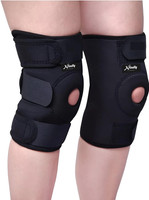 Xfinity Fitness FOR MEN AND WOMEN (PACK OF 2) Knee Support(Black)