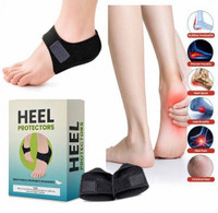 SEINON'S Advanced Softsteps Heel Protector For Women Shock Absorbing Heel Support MJH Heel Support(Black)