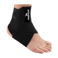 MAYOR Adjustable Ankle Brace Foot Pain Relief Compression Bandage for Men and Women Ankle Support(Black)