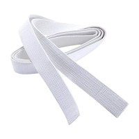 MSS Karate Judo Martial Arts Taekwondo Belt Abdominal Belt(White)