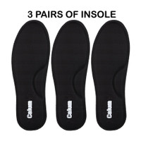 CALUM Memory Foam Shoes Insole All Shoes Makes shoes Super Soft Black Size 10 Insole(Black)