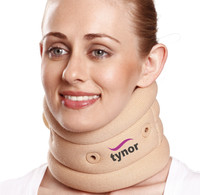 TYNOR Cervical Collar Soft with Support, Beige, Medium, 1 Unit Neck Support