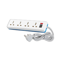 HAVELLS Spikestar Spikegaurd ( 2 mtr) 4  Socket Extension Boards(White, 2 m)