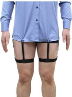 Yeahmom X- Back Suspenders for Men(Black)