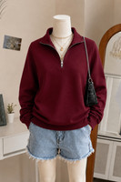 Fashion And Youth Full Sleeve Solid Women Sweatshirt