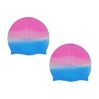 HHS SPORTS Silicone swimming cap multicolor (pack of 2) Swimming Cap(Pack of 2)
