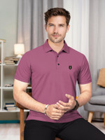 VeBNoR Solid Men Polo Neck Purple T-Shirt Flipkart Deal