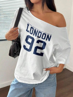 Calm Down Printed Women Round Neck White T-Shirt