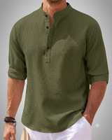 RABLY Men Self Design Straight Kurta(Dark Green)