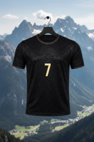 JOVOO Graphic Print Women Round Neck Black T-Shirt