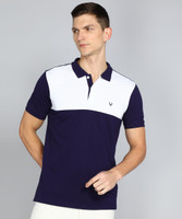 Allen Solly Colorblock Men Polo Neck Blue T-Shirt Flipkart Deal