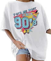 METRONAUT Printed Women Round Neck White T-Shirt