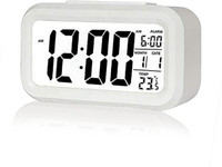 AERYS Digital White Clock
