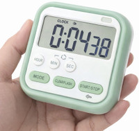 TATSAM Digital Green Clock
