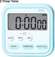 LANLOY Digital Blue Clock