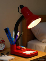 Blue Me BML001 Table Lamp(30 cm, Red)