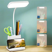 Trust Ware Touch Control 3 Color Modes LED, Adjustable, Eye Protection with Phone Holder Study Lamp(35.5 cm, White)