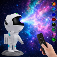 Dwiza Enterprise Rotating Nebula Star Space LED Projector Night Light, Starry Sky Lamp for Kids Night Lamp(22.5 cm, White)
