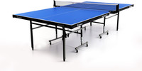 Gymnco Perfect With Levellers Top 18 mm. Stationary Indoor Table Tennis Table(Blue, Black)