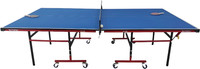 SportingEge Rollaway Indoor Table Tennis Table(Blue)